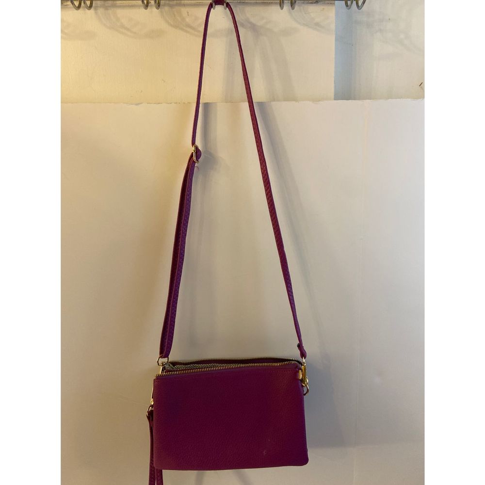 Jen/Co zipper wristlet purple - New